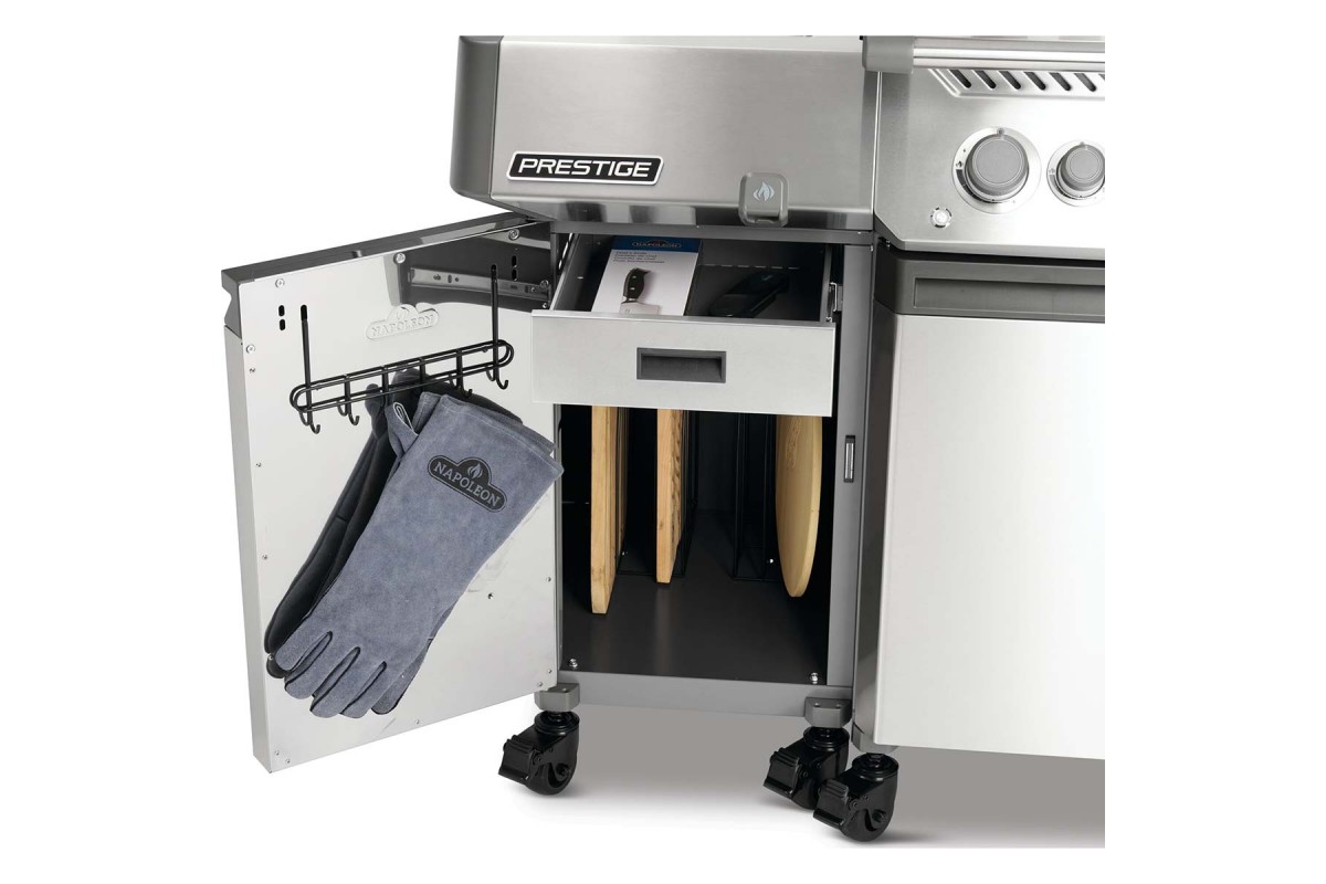 Тумба для газового гриля Napoleon Prestige V/VX из нержавеющей стали 2 шт 68003