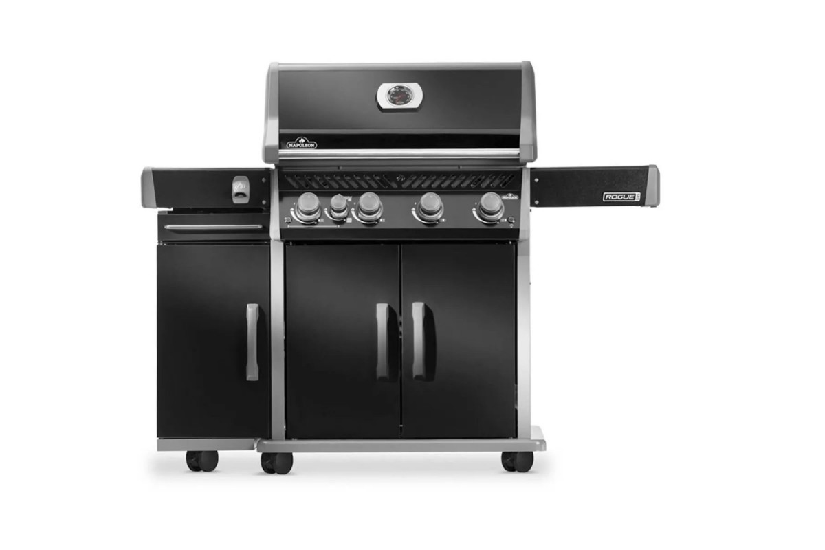 Тумба для газового гриля Napoleon Rogue чорна емальована 1 шт 68007