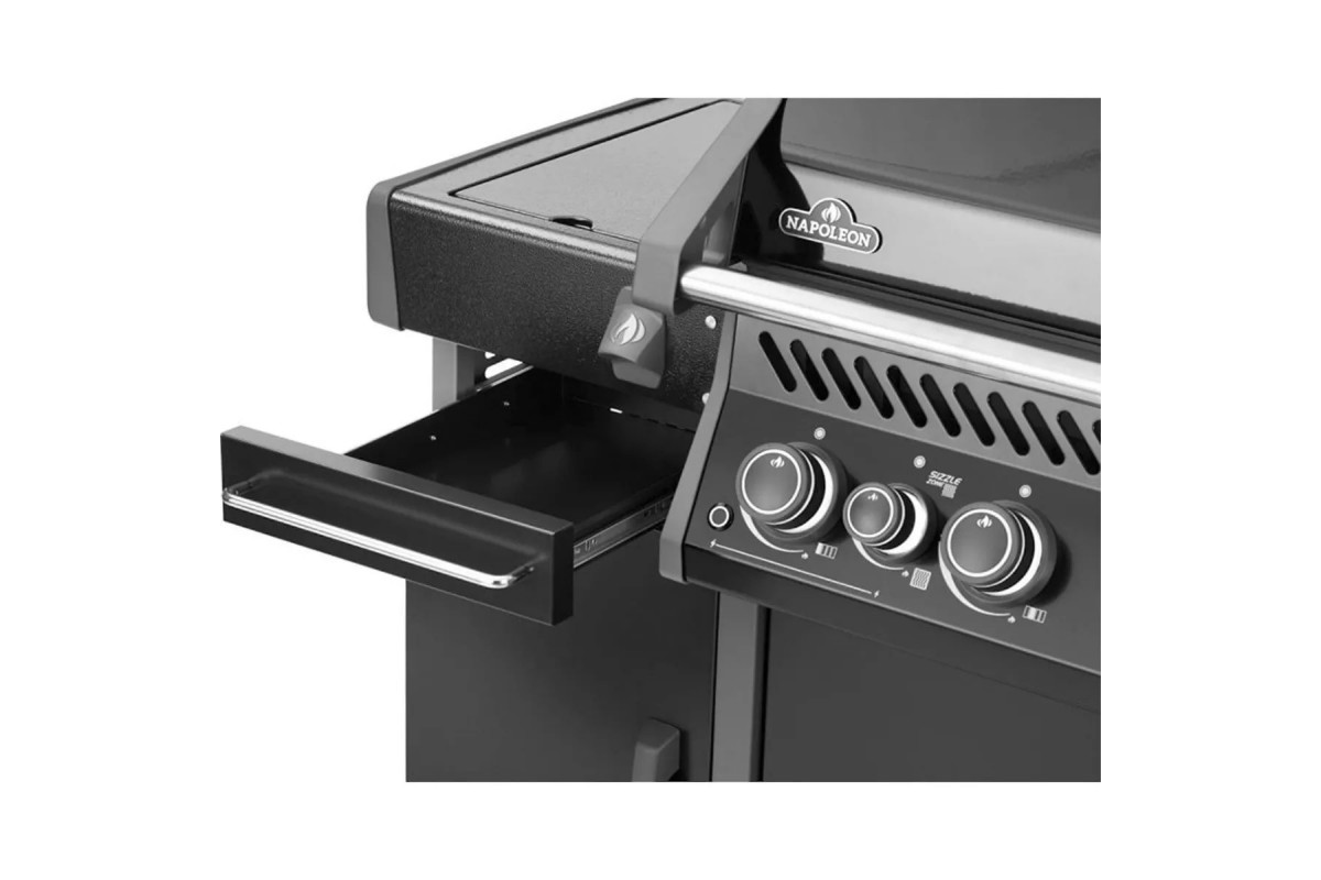 Тумба для газового гриля Napoleon Rogue чорна емальована 1 шт 68007