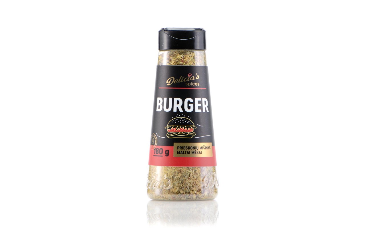 Суміш спецій Delicia's Spices Burger для бургерів 180 г 241560