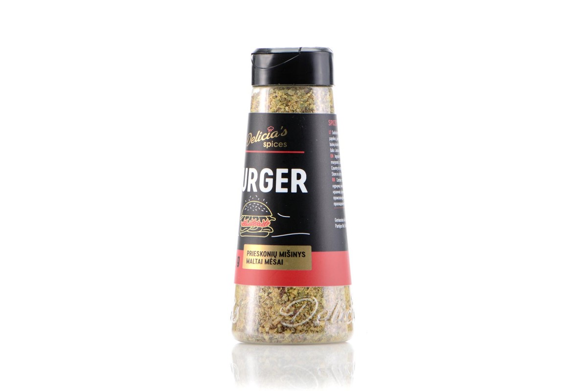 Суміш спецій Delicia's Spices Burger для бургерів 180 г 241560