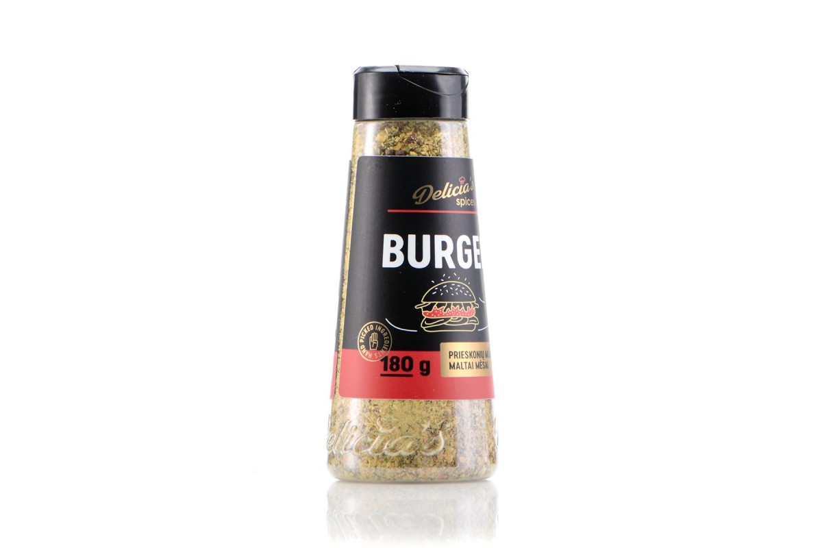 Суміш спецій Delicia's Spices Burger для бургерів 180 г 241560