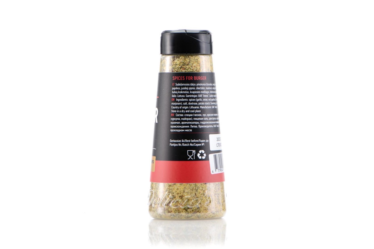 Суміш спецій Delicia's Spices Burger для бургерів 180 г 241560
