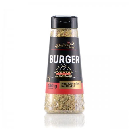 Суміш спецій Delicia's Spices Burger для бургерів 180 г 241560