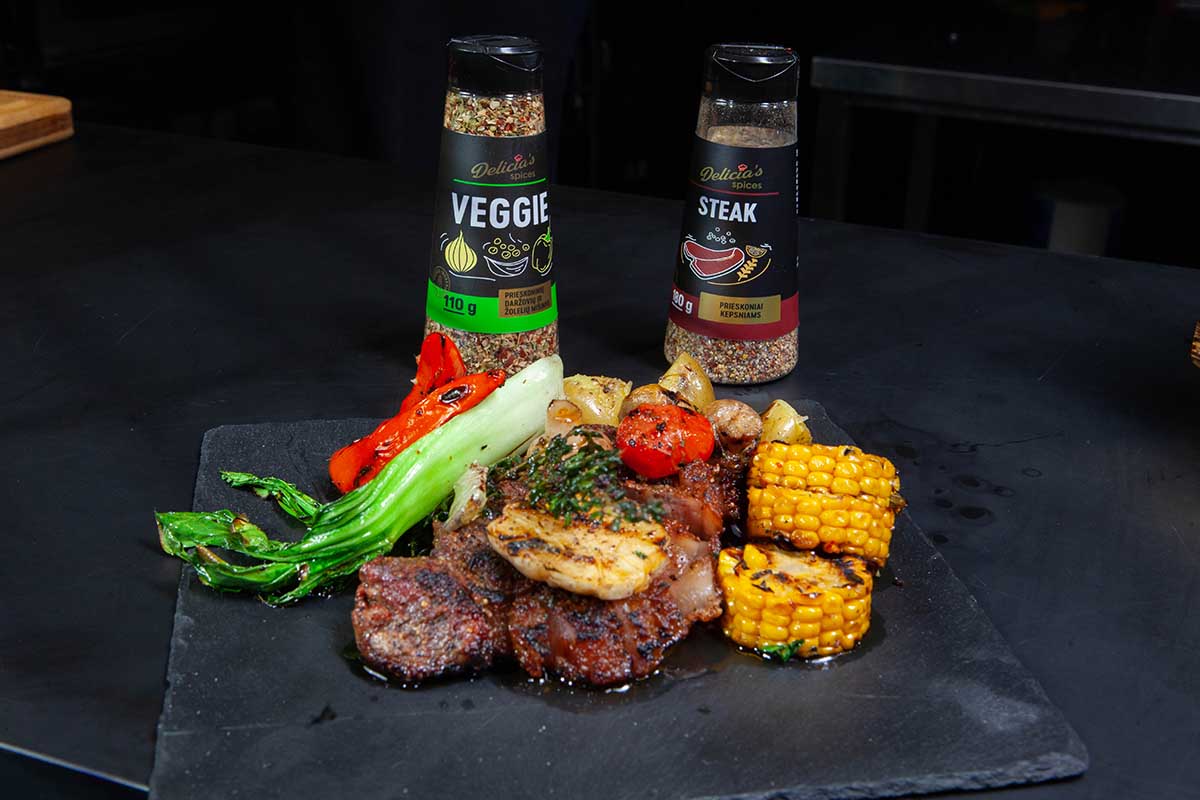Суміш спецій Delicia's Spices Steak для стейка 160 г 241867
