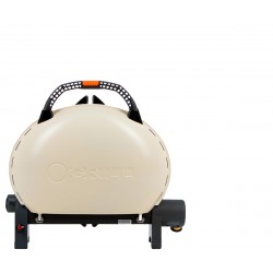 Портативный переносной газовый гриль O-GRILL 500, кремовый