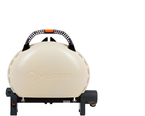 Портативный переносной газовый гриль O-GRILL 500, кремовый