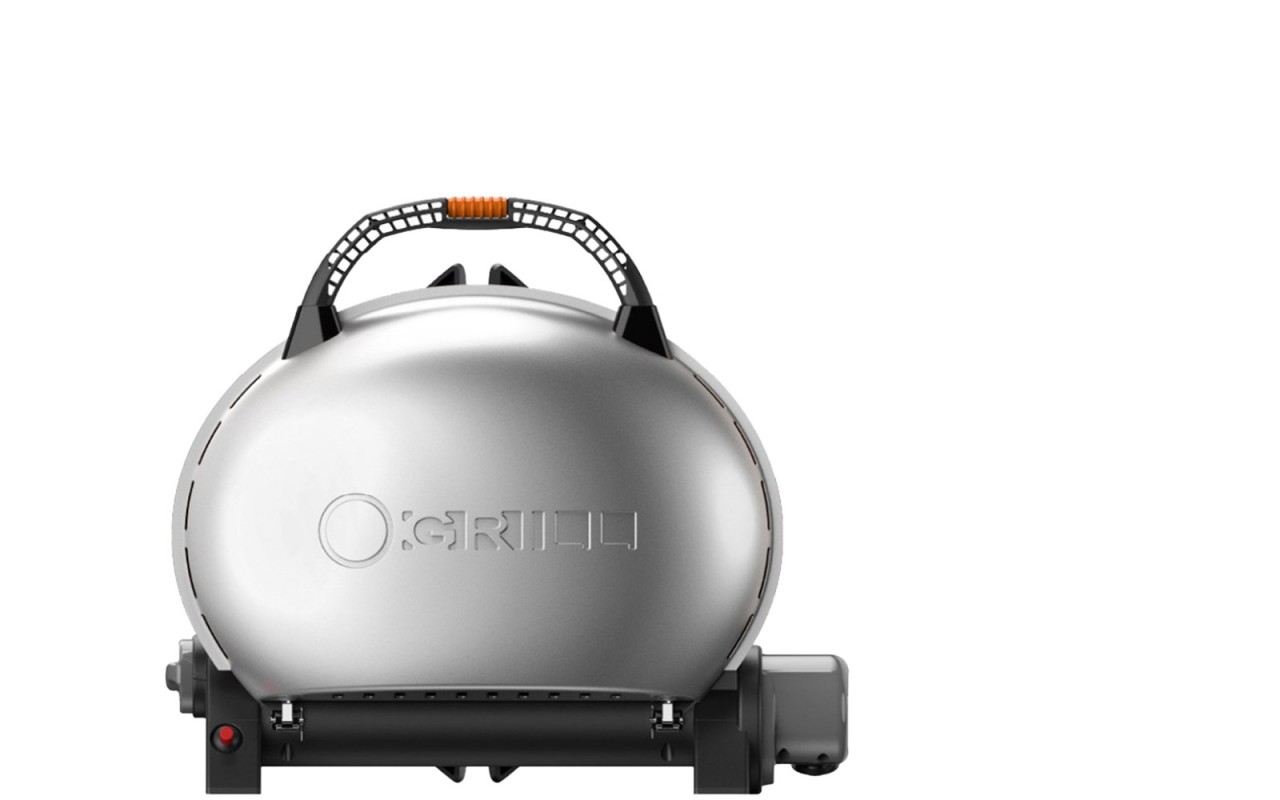 Портативний переносний газовий гриль O-GRILL 500, срібло