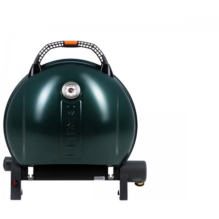 Портативный переносной газовый гриль O-GRILL 900, зеленый