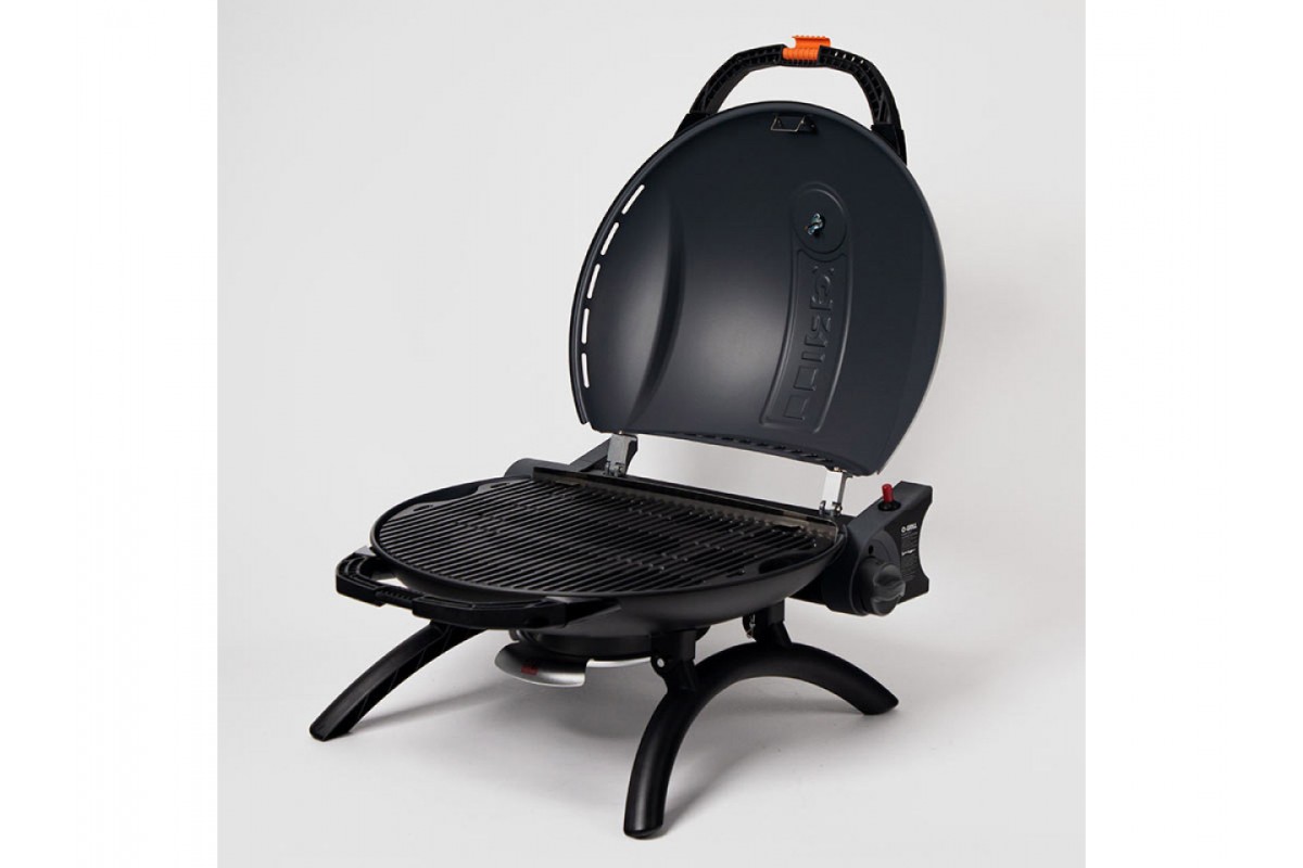 Портативный переносной газовый гриль O-GRILL 900, зеленый