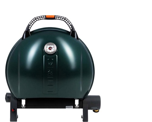 Портативный переносной газовый гриль O-GRILL 900, зеленый