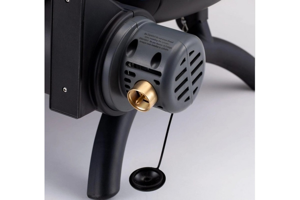 КОМПЛЕКТ Портативный переносной газовый гриль O-GRILL 600T, кремовый + шланг в подарок!