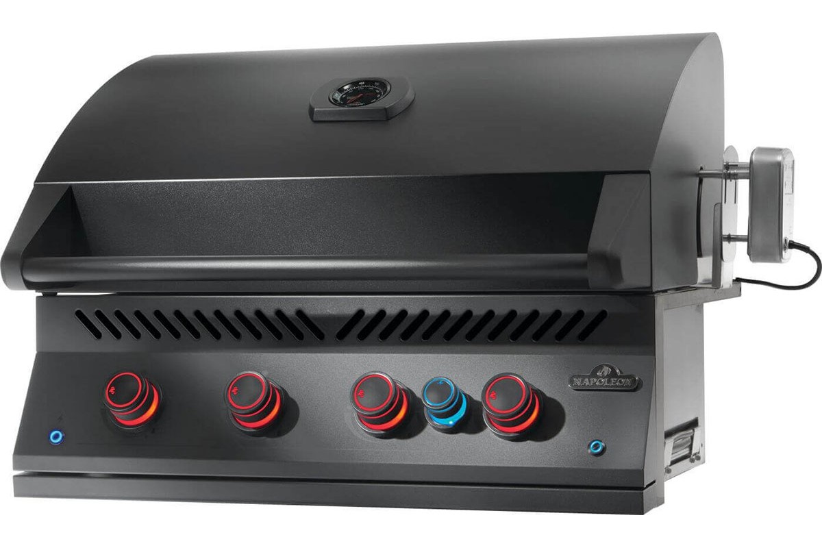Встраиваемый газовый гриль Napoleon 700 Series BIG32 c вертелом матовый чёрный BIG32RBPMK-1