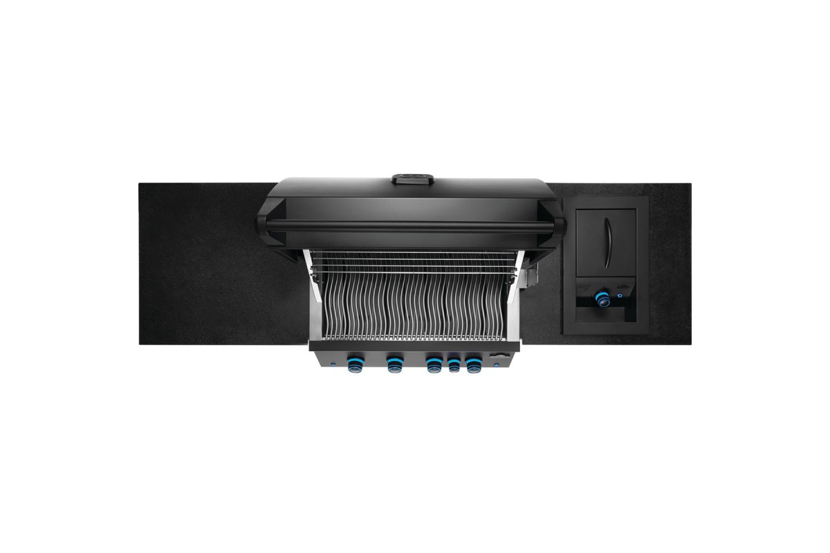 Летняя кухня Napoleon Oasis 100 с газовым грилем 700 Series BIG 32 матовая чёрная OASIS-100-BIG-32MK