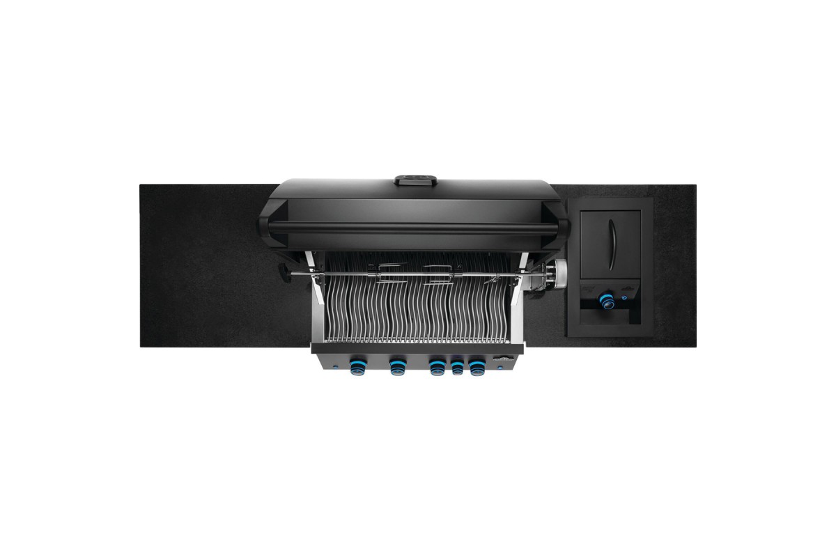 Летняя кухня Napoleon Oasis 100 с газовым грилем 700 Series BIG 32 матовая чёрная OASIS-100-BIG-32MK