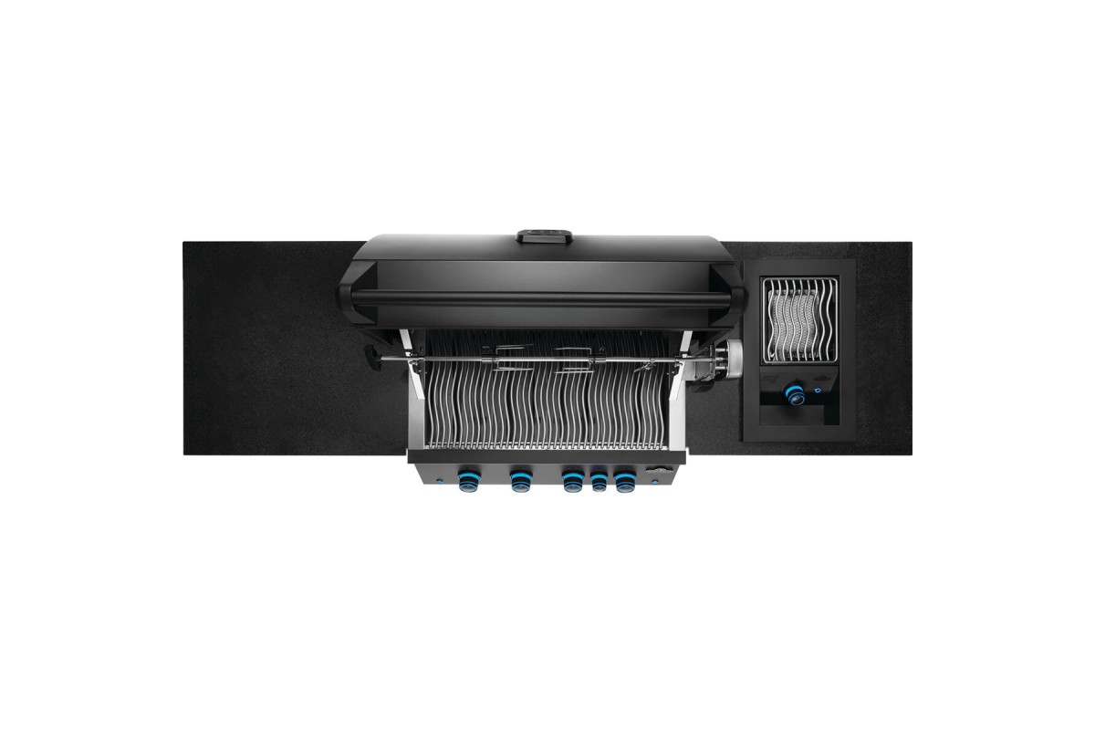 Летняя кухня Napoleon Oasis 100 с газовым грилем 700 Series BIG 32 матовая чёрная OASIS-100-BIG-32MK