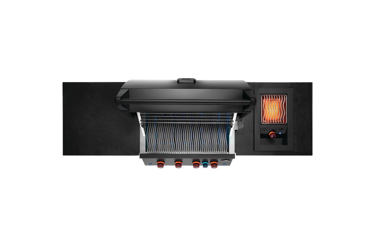 Летняя кухня Napoleon Oasis 100 с газовым грилем 700 Series BIG 32 матовая чёрная OASIS-100-BIG-32MK