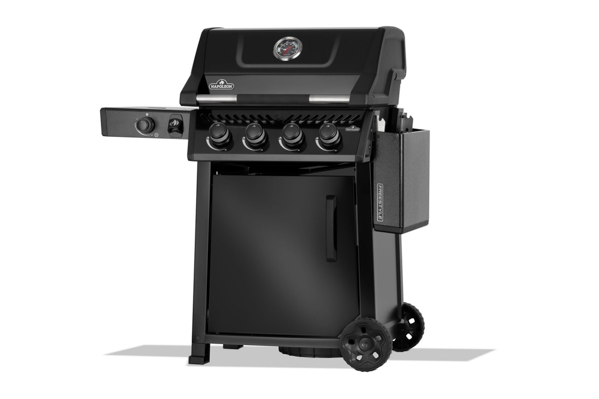 Газовый гриль Napoleon Freestyle 425 с боковой конфоркой чёрный F425DSBPK-1-UA