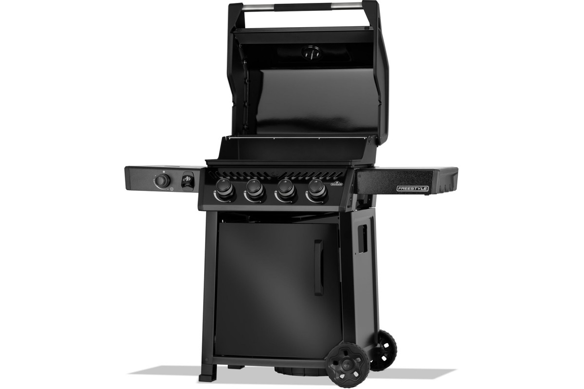Газовый гриль Napoleon Freestyle 425 с боковой конфоркой чёрный F425DSBPK-1-UA