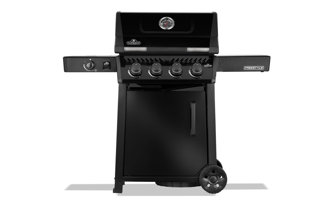 Газовый гриль Napoleon Freestyle 425 с боковой конфоркой чёрный F425DSBPK-1-UA