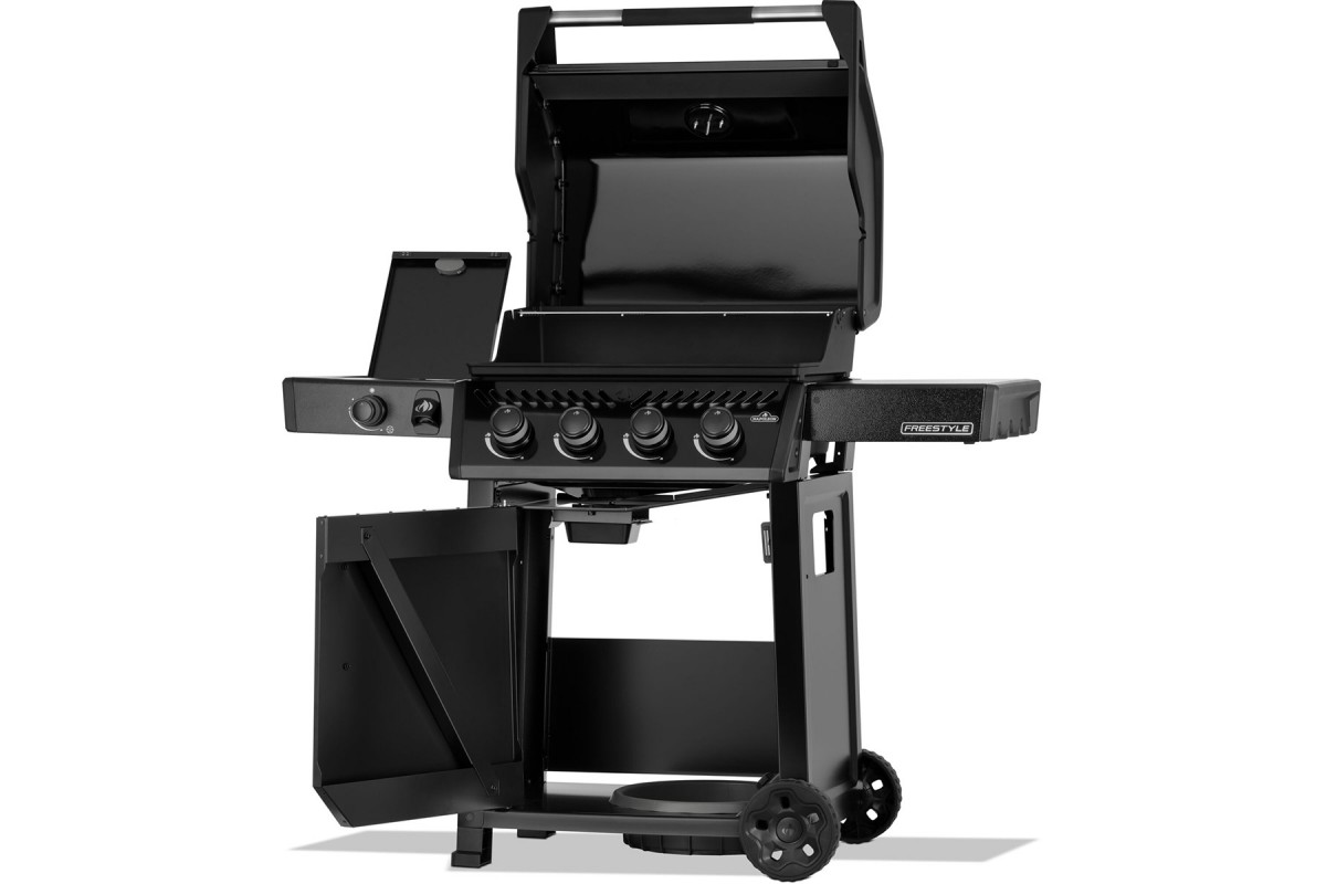 Газовый гриль Napoleon Freestyle 425 с боковой конфоркой чёрный F425DSBPK-1-UA