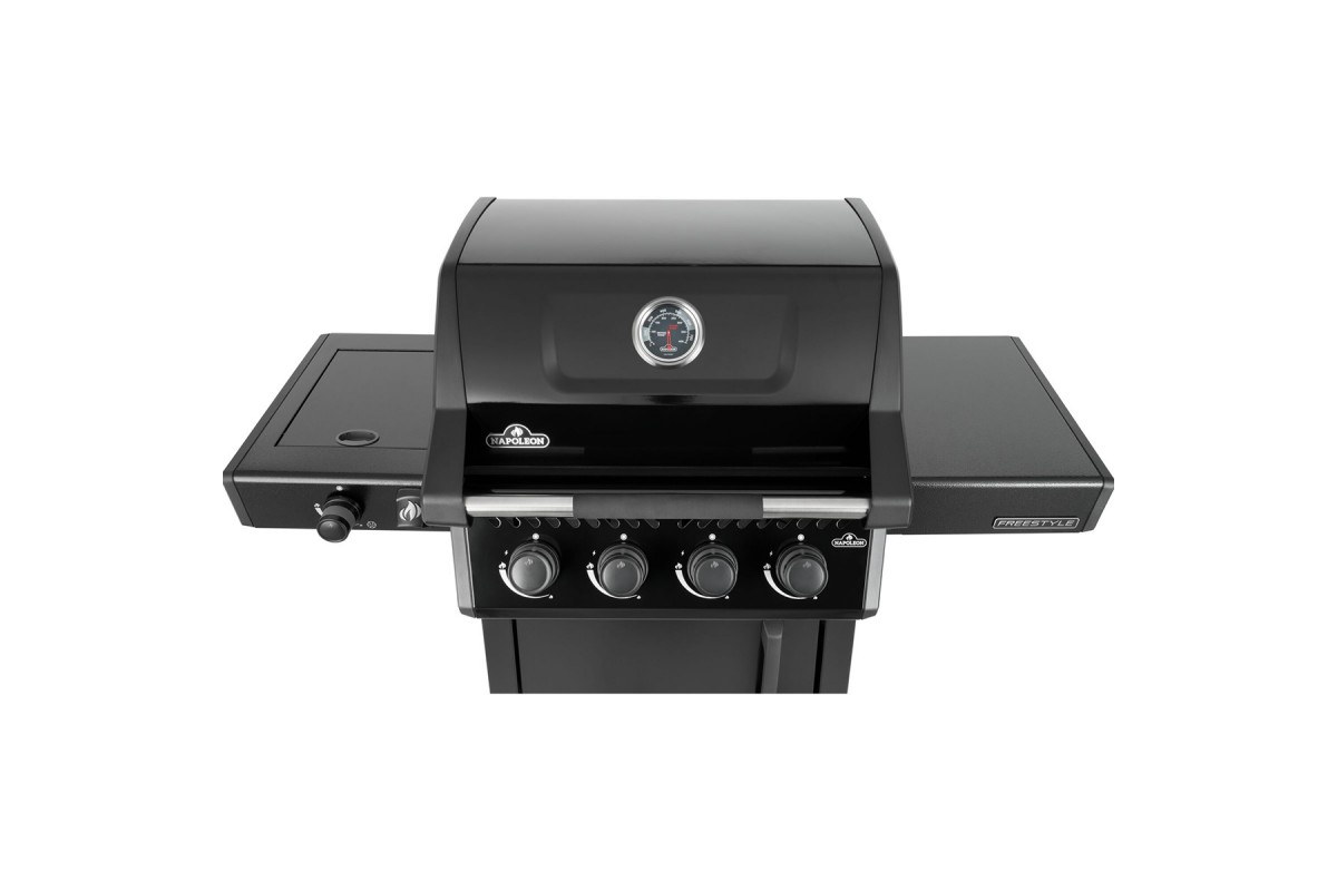 Газовый гриль Napoleon Freestyle 425 с боковой конфоркой чёрный F425DSBPK-1-UA