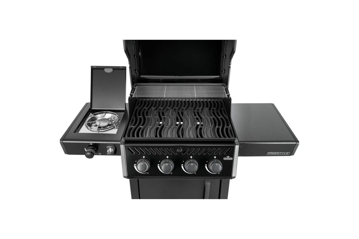 Газовый гриль Napoleon Freestyle 425 с боковой конфоркой чёрный F425DSBPK-1-UA