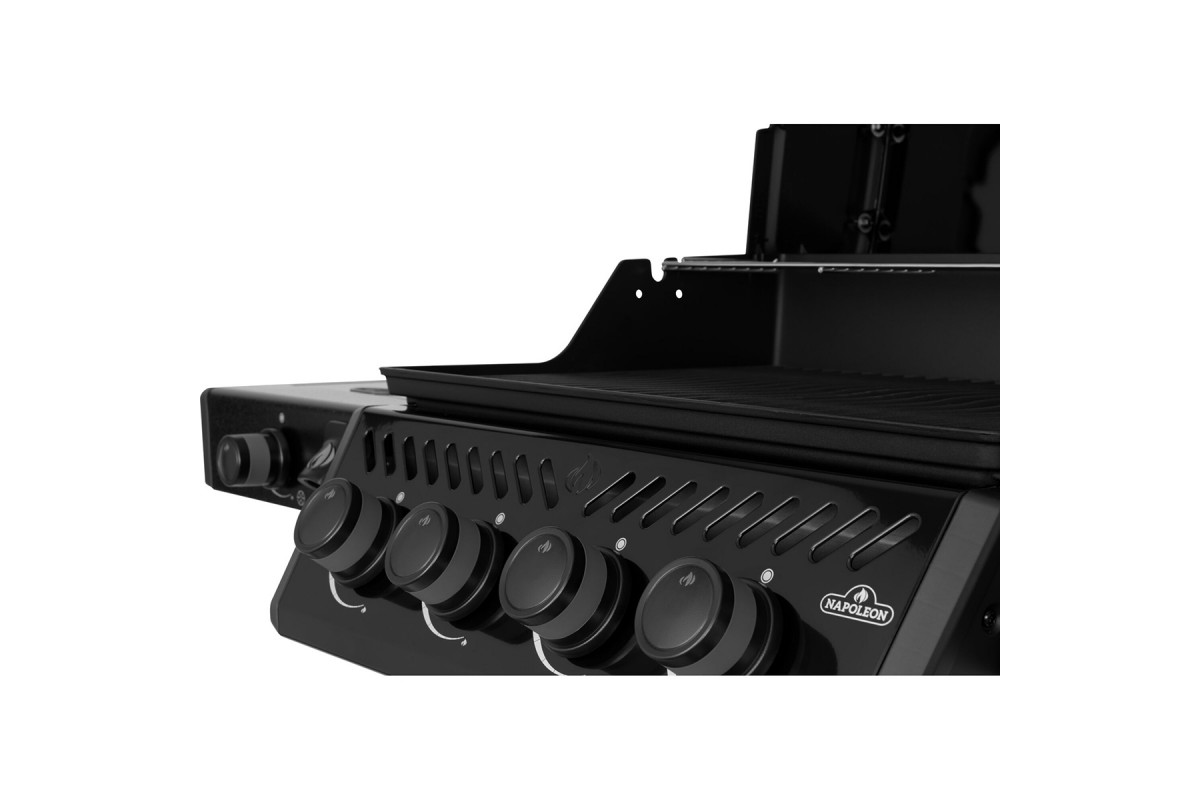 Газовый гриль Napoleon Freestyle 425 с боковой конфоркой чёрный F425DSBPK-1-UA