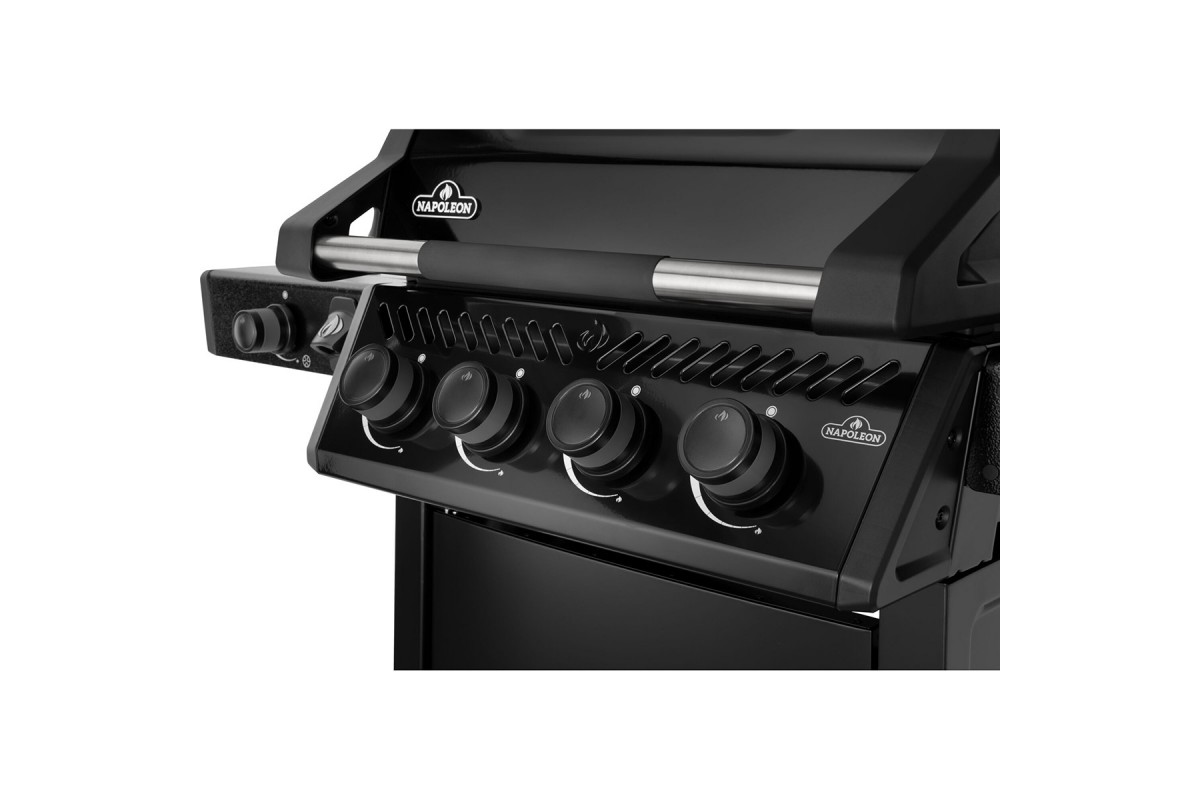 Газовый гриль Napoleon Freestyle 425 с боковой конфоркой чёрный F425DSBPK-1-UA