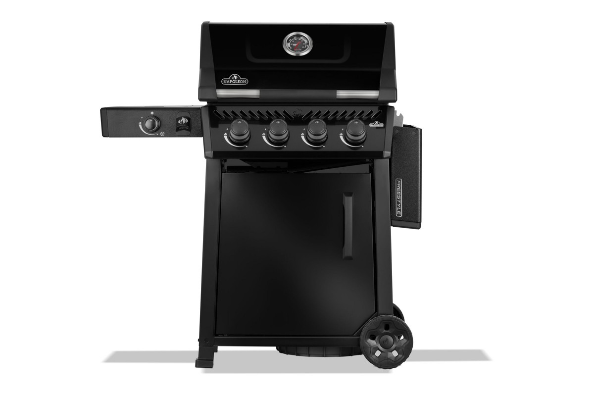Газовый гриль Napoleon Freestyle 425 с боковой конфоркой чёрный F425DSBPK-1-UA