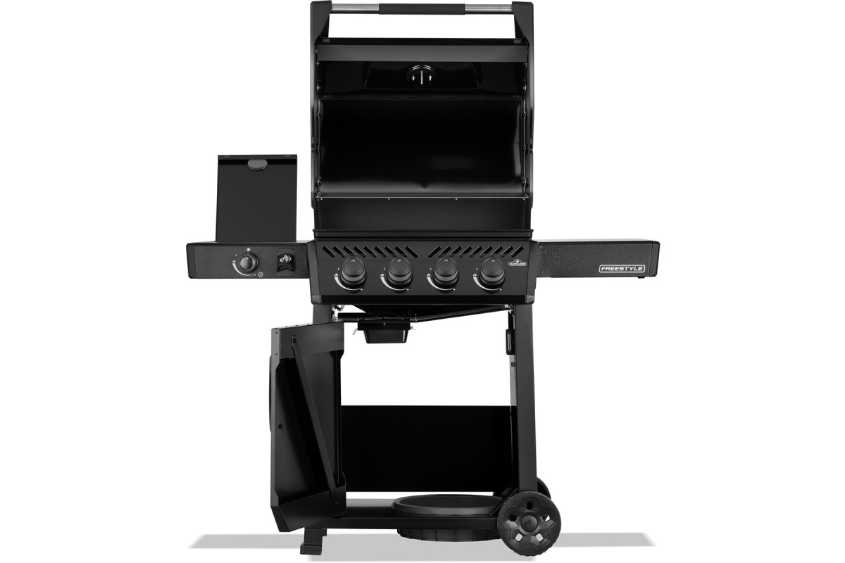 Газовый гриль Napoleon Freestyle 425 с боковой конфоркой чёрный F425DSBPK-1-UA