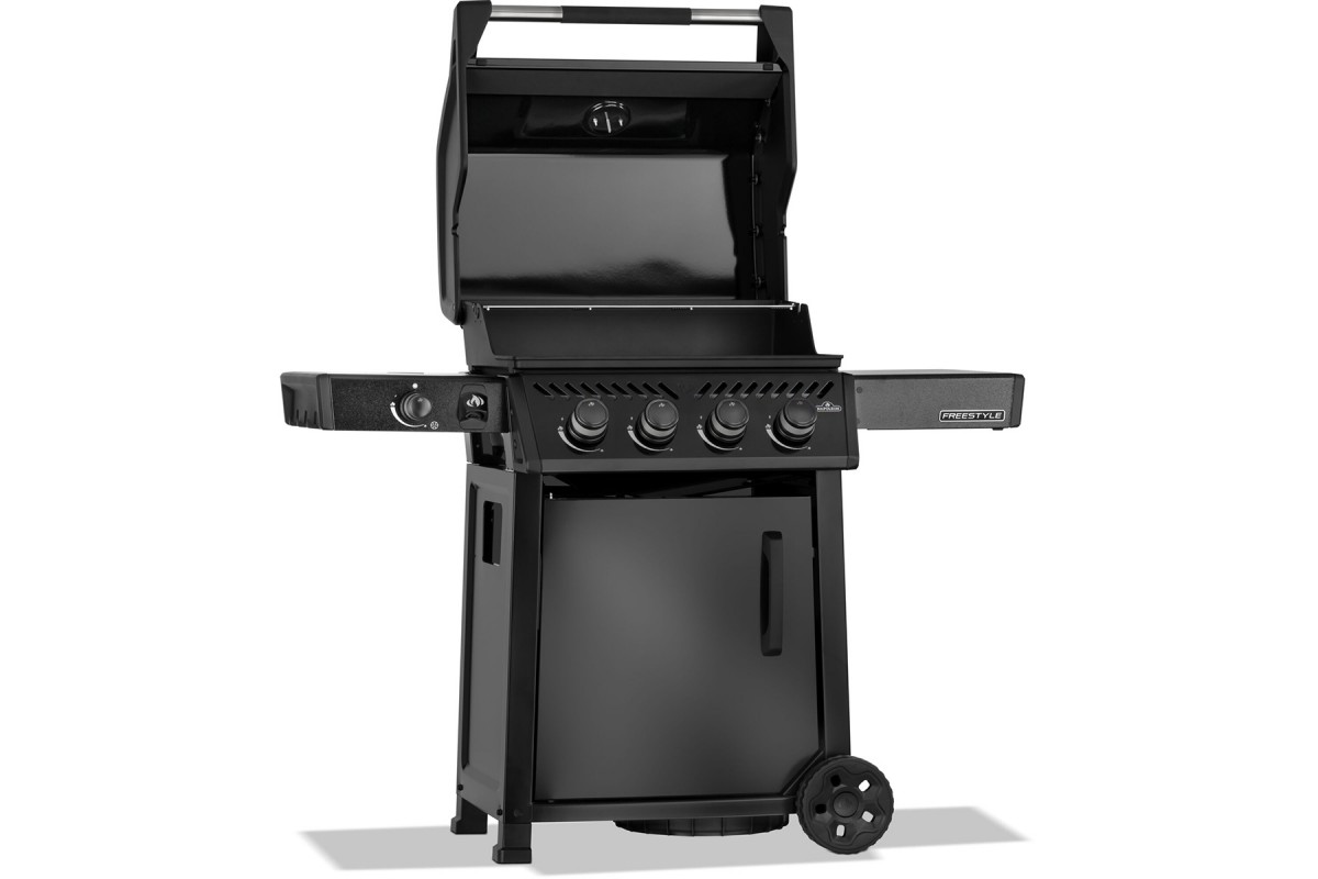 Газовый гриль Napoleon Freestyle 425 с боковой конфоркой чёрный F425DSBPK-1-UA