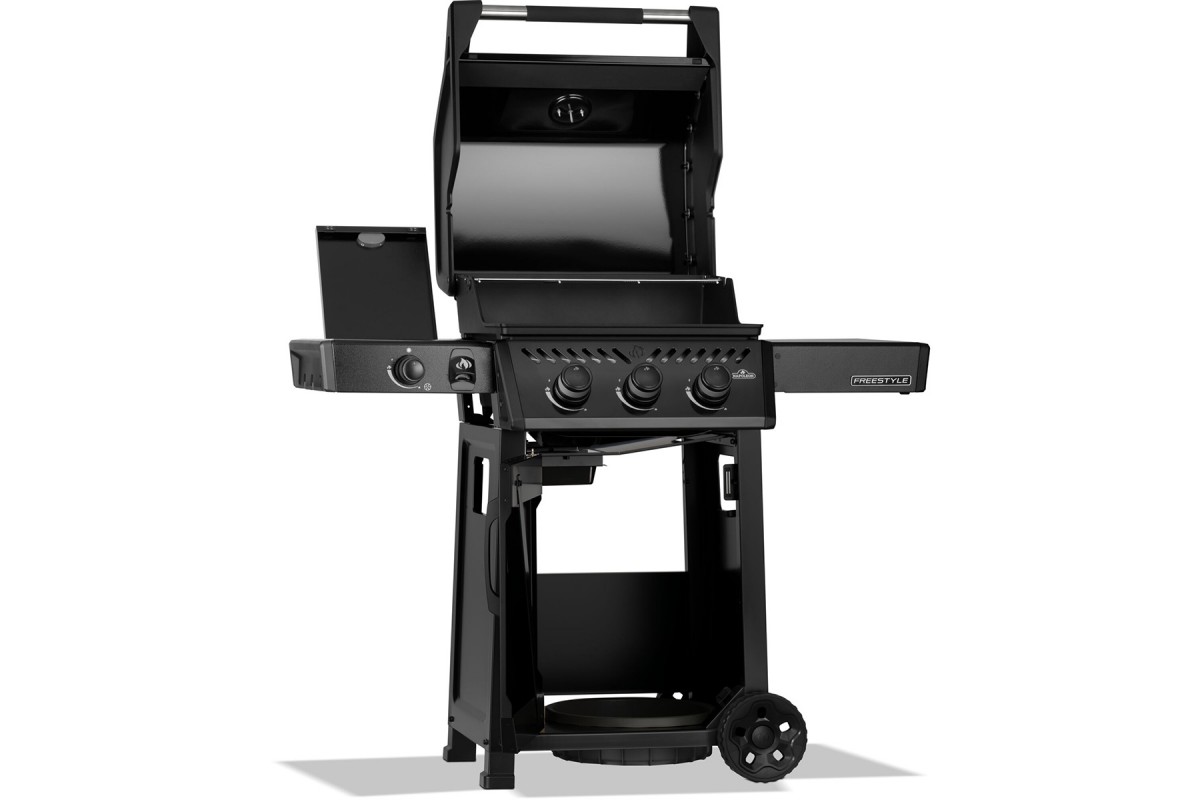 Газовый гриль Napoleon Freestyle 365 с боковой конфоркой чёрный F365DSBPK-1-UA