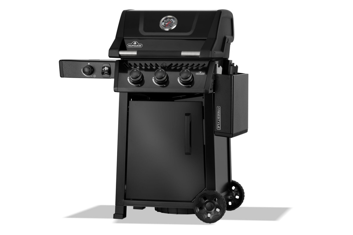 Газовый гриль Napoleon Freestyle 365 с боковой конфоркой чёрный F365DSBPK-1-UA