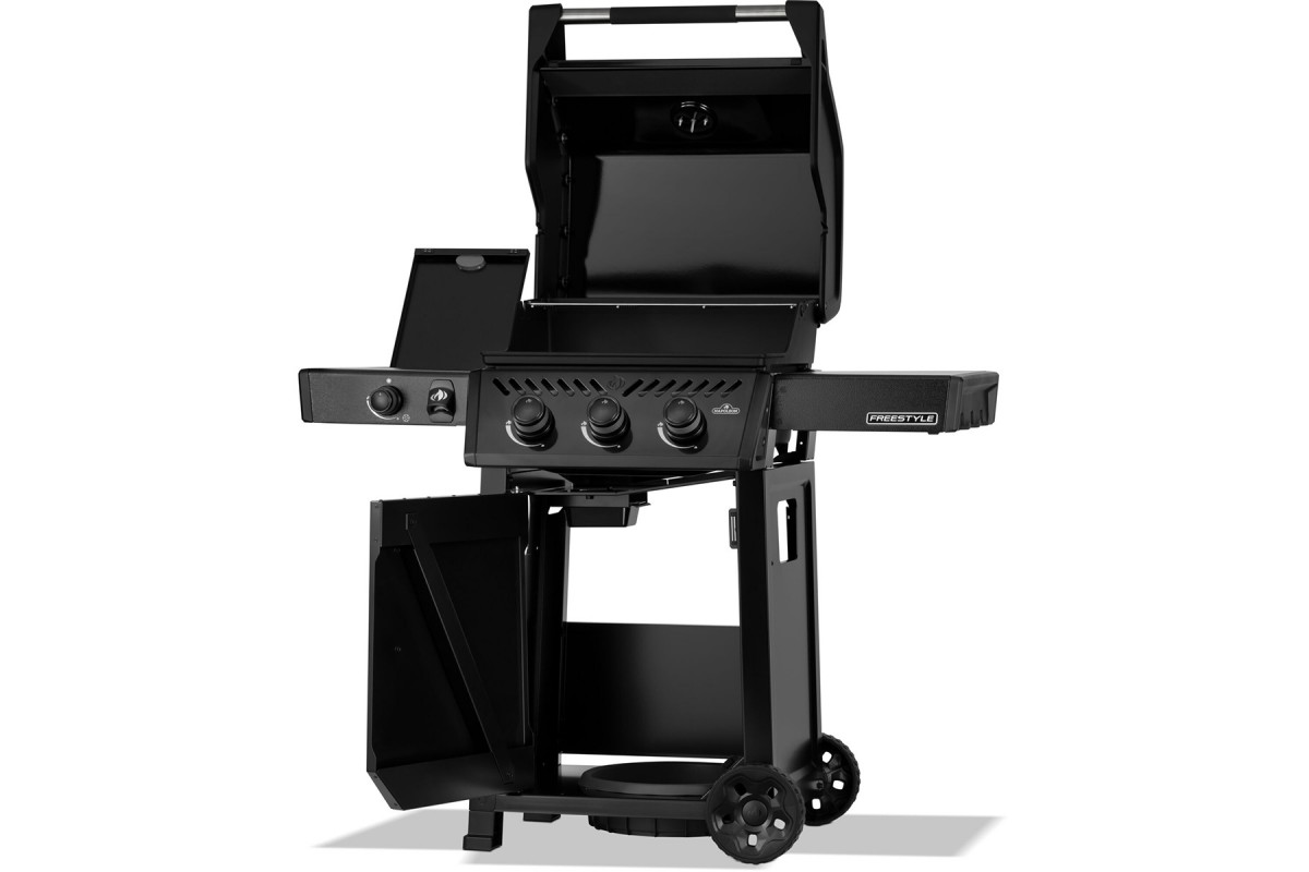 Газовый гриль Napoleon Freestyle 365 с боковой конфоркой чёрный F365DSBPK-1-UA