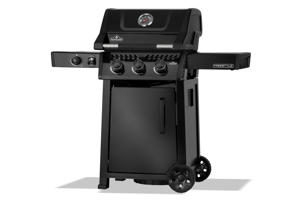 Газовый гриль Napoleon Freestyle 365 с боковой конфоркой чёрный F365DSBPK-1-UA