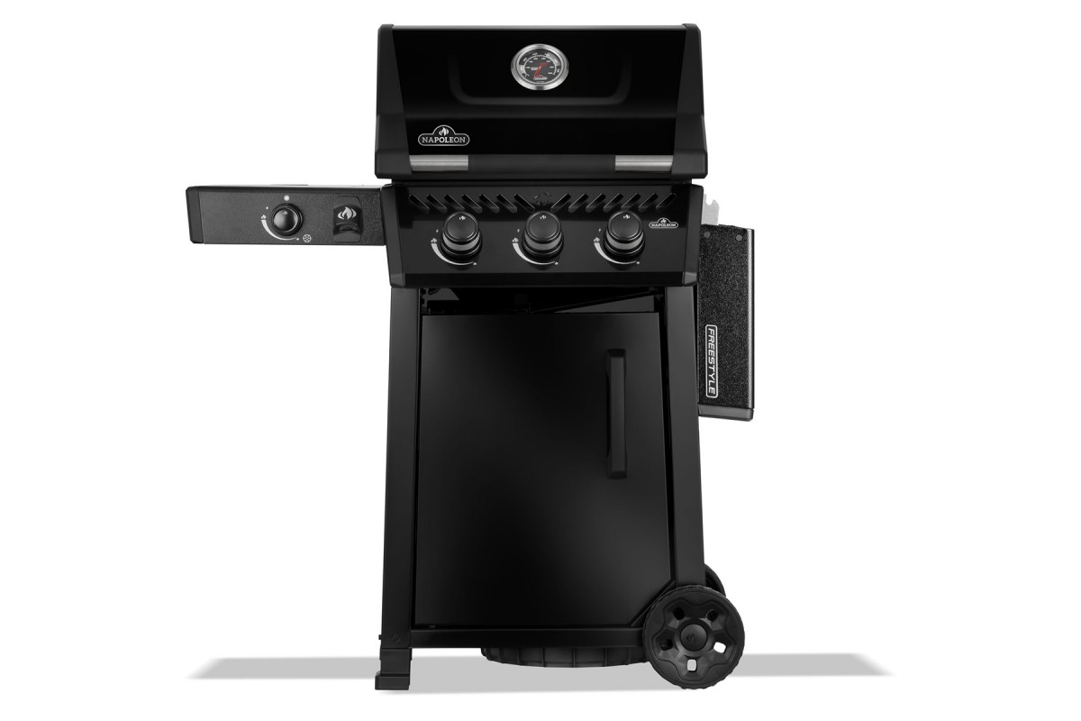 Газовый гриль Napoleon Freestyle 365 с боковой конфоркой чёрный F365DSBPK-1-UA
