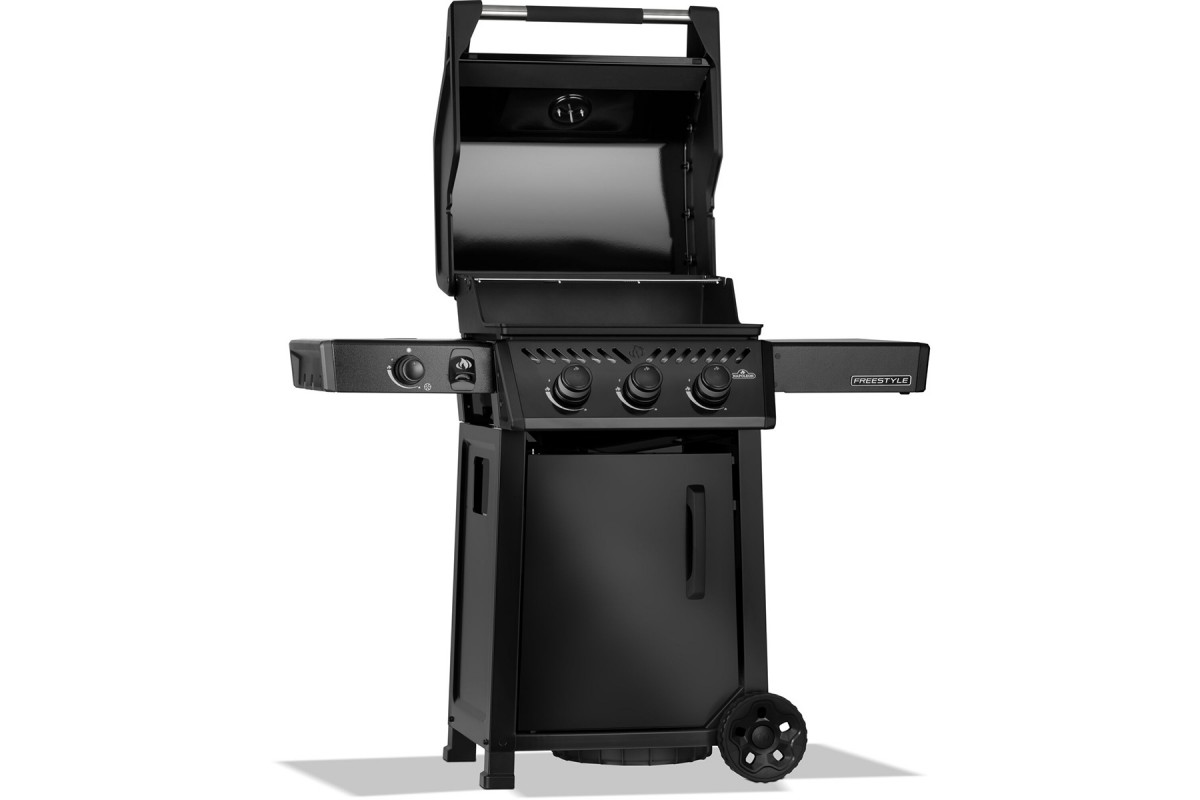 Газовый гриль Napoleon Freestyle 365 с боковой конфоркой чёрный F365DSBPK-1-UA