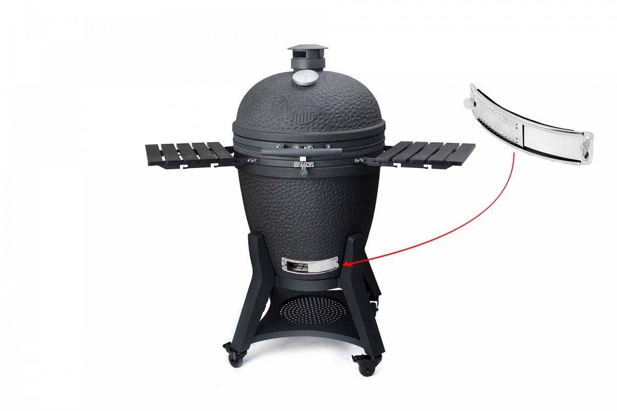 Нижняя заслонка керамического угольного гриля GRILLI Kamado XL 5 в 1 777618