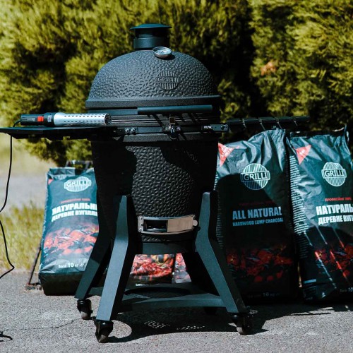 Аренда Керамического угольного гриля Kamado L 5 в 1 с системой BBQ Block Fire GRILLI 749777
