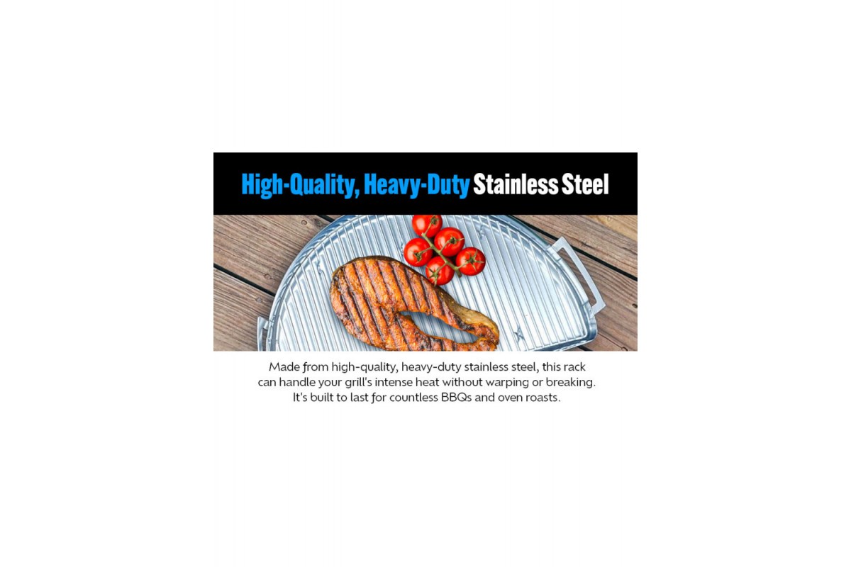 Решітка Slow and Sear Roast 'N Smoke Rack для гриля и піддона Drip 'N Griddle Pan ACC-RRS