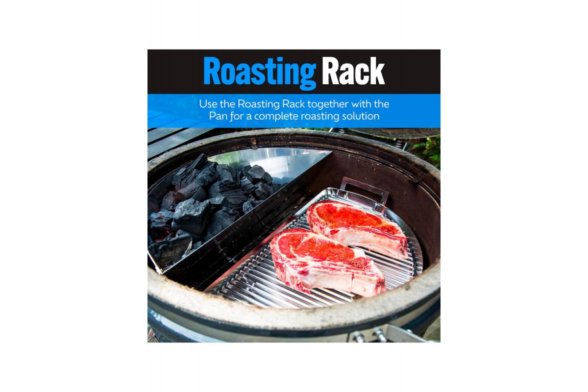 Решітка Slow and Sear Roast 'N Smoke Rack для гриля и піддона Drip 'N Griddle Pan ACC-RRS