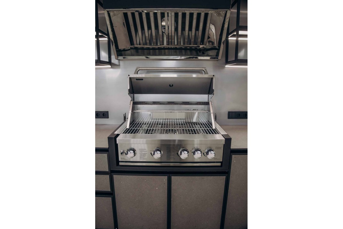Модульна кухня-барбекю GRILLI QBBQ з газовим грилем Kapitan 777882