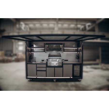 Модульна кухня-барбекю GRILLI QBBQ з газовим грилем Kapitan 777882