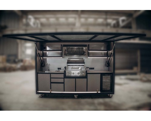 Модульная кухня-барбекю GRILLI QBBQ с газовым грилем Kapitan 777882