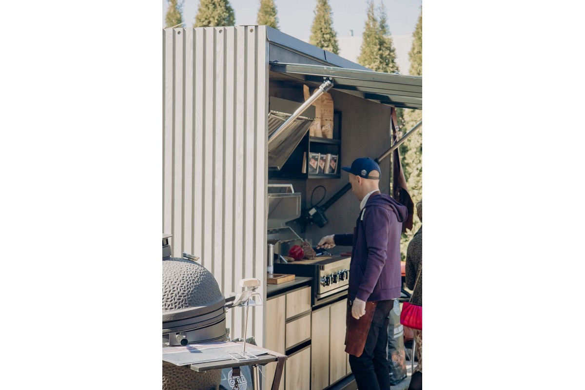 Модульна кухня-барбекю GRILLI QBBQ з газовим грилем Kapitan 777882