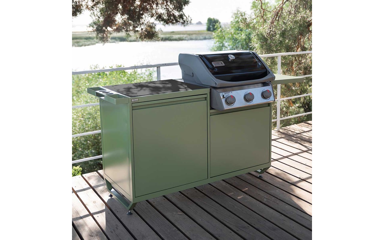 Модульна вулична кухня OXA Air Green Onyx подвійний модуль OXA-AIR-2-Green