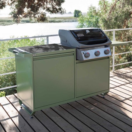 Модульна вулична кухня OXA Air Green Onyx подвійний модуль OXA-AIR-2-Green