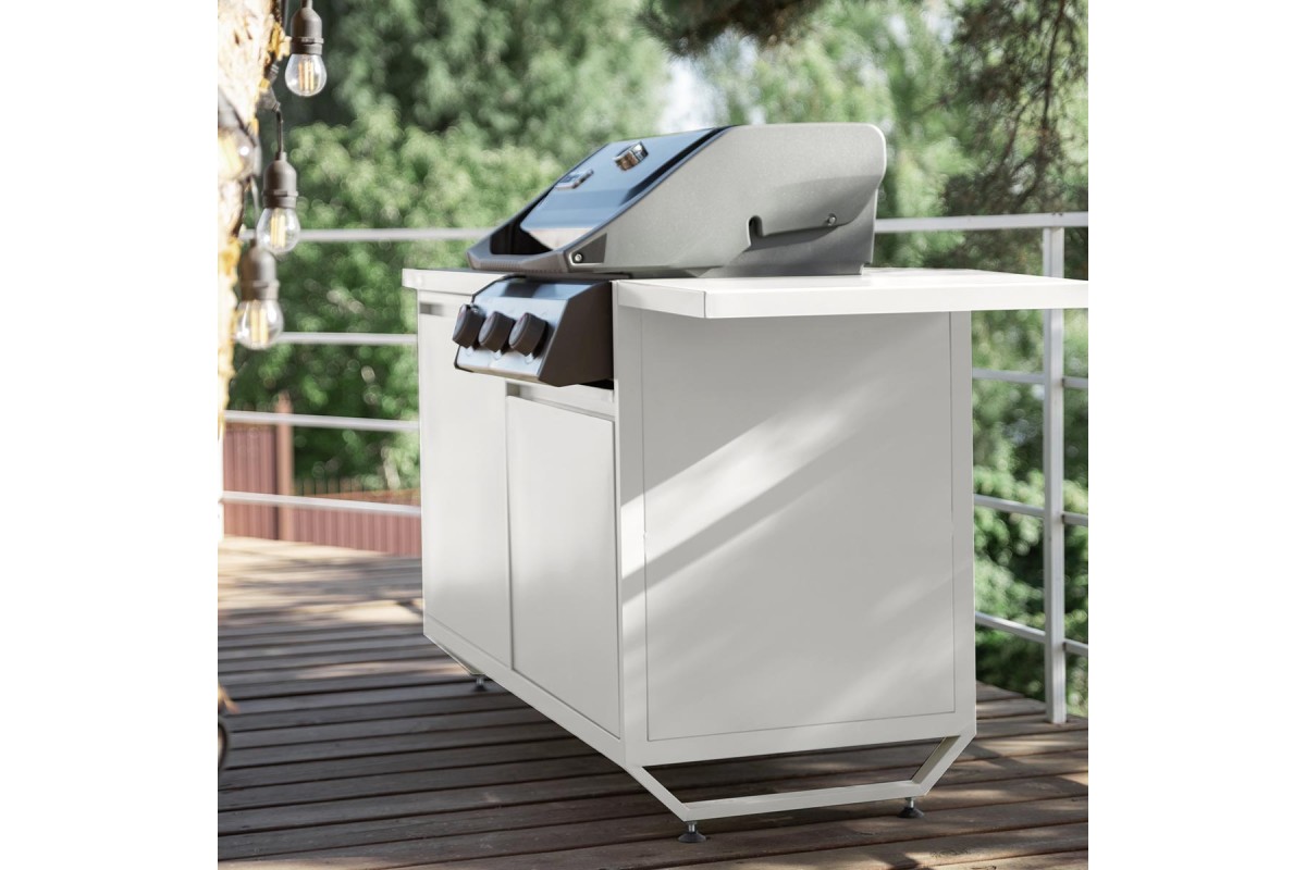Модульна вулична кухня OXA Air White Opal подвійний модуль OXA-AIR-2-White