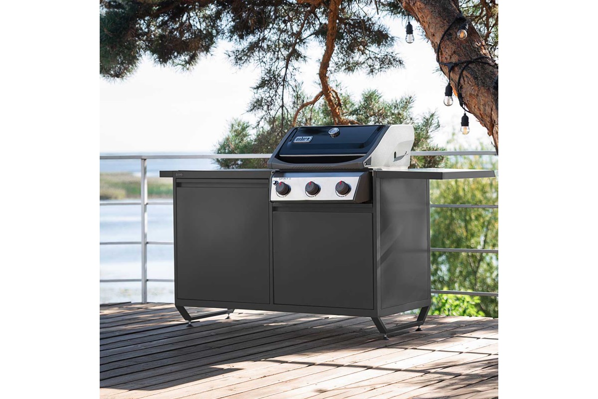 Модульна вулична кухня OXA Air Black Anthracite подвійний модуль OXA-AIR-2-Black